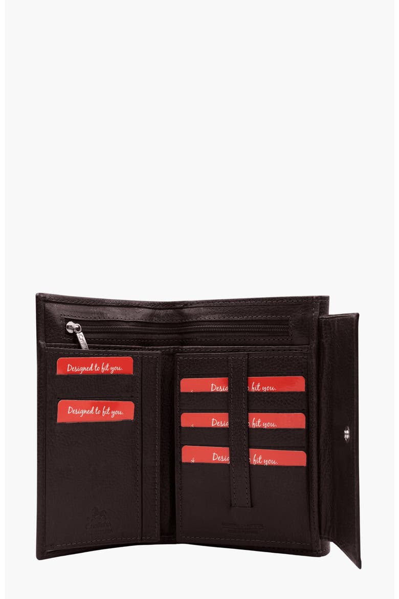 Cavalo Lusitano Leather Wallet 202, Alternate, color, Brown