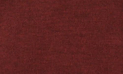 Studio Garnet Los Angeles Lightweight Merino Wool Quarter Zip Sweater In Burgundy