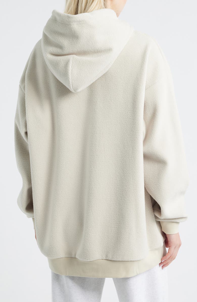 THE MAYFAIR GROUP Relaxed Compassion Embroidered Hoodie, Alternate, color, Grey