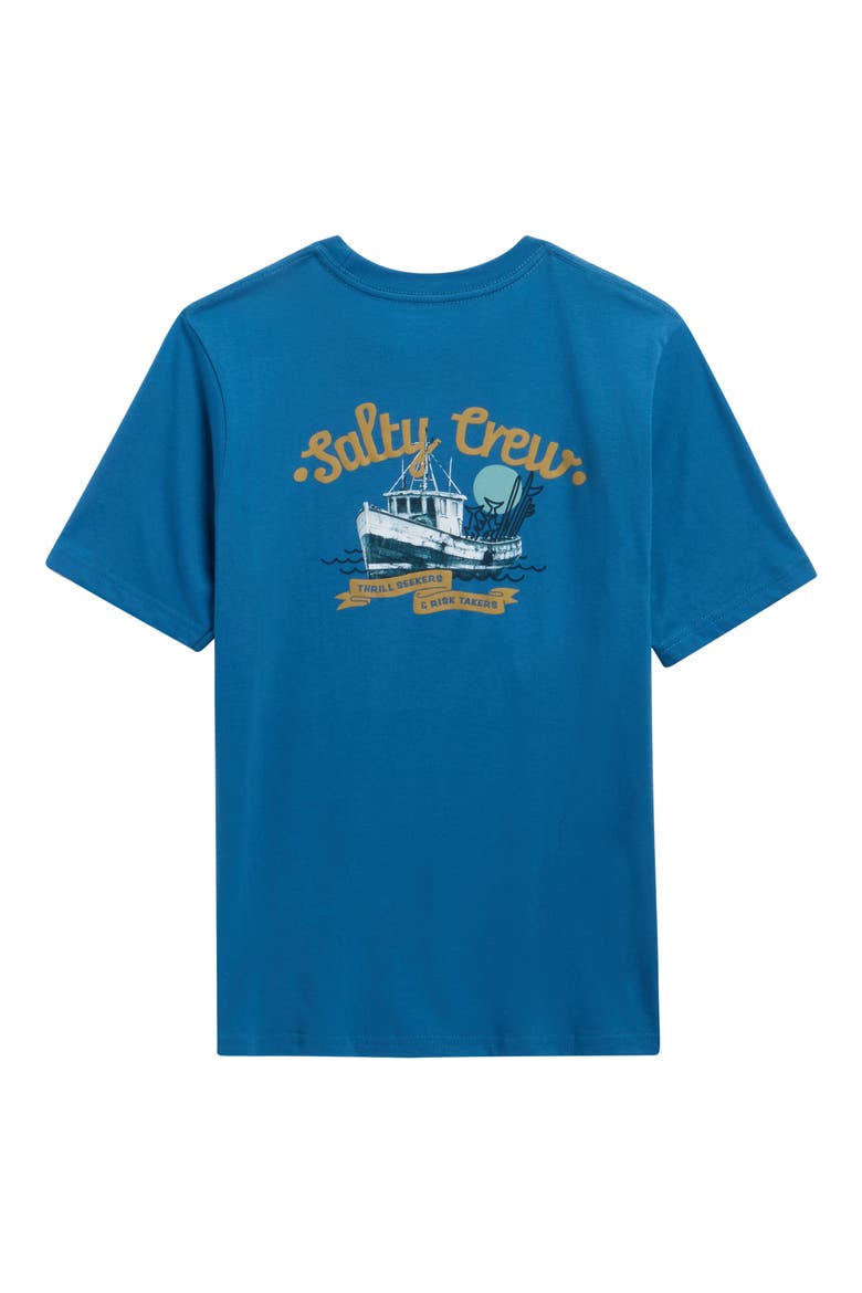 Kids' Hauler Cotton Graphic T-Shirt, Alternate, color, CAST BLUE