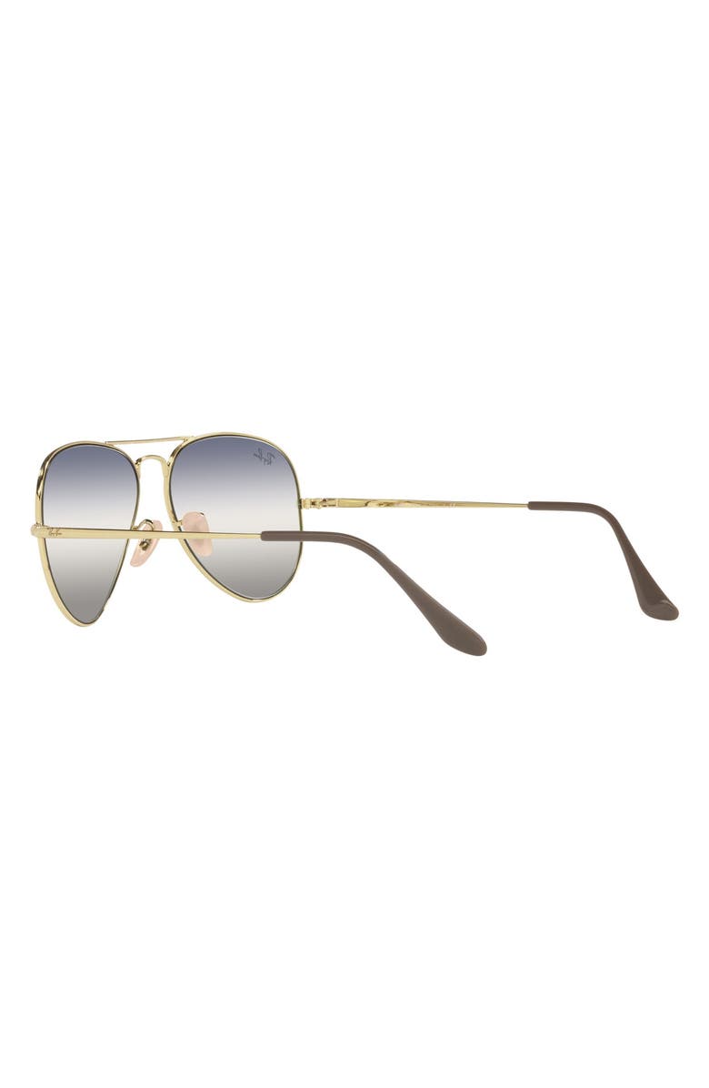 Ray-Ban Aviator Metal II 58mm Gradient Pilot Sunglasses, Alternate, color,