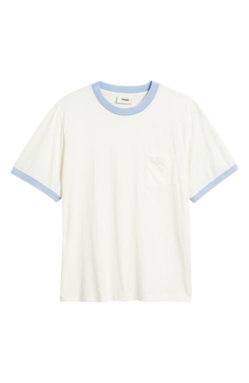 Elwood Pocket Ringer T-shirt In White