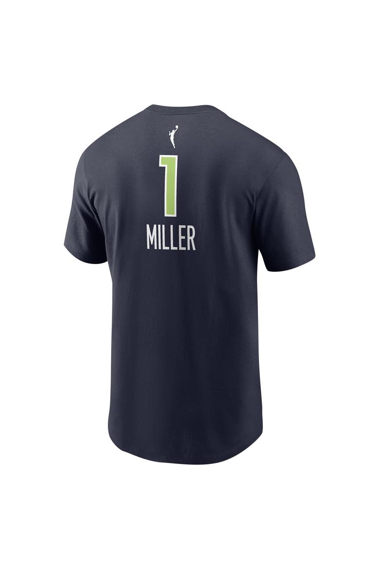 Unisex Nike Diamond Miller Navy Minnesota Lynx Explorer Edition Name & Number T-Shirt, Alternate, color, Navy