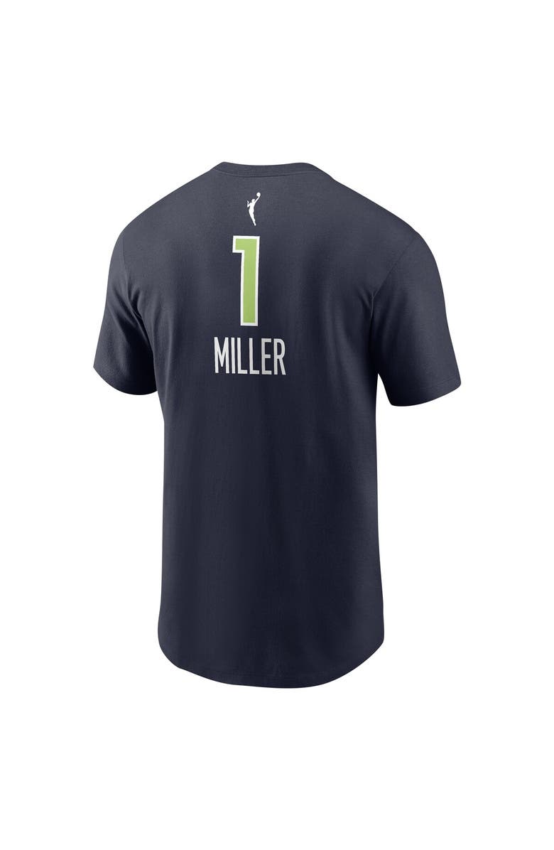 Nike Unisex Nike Diamond Miller Navy Minnesota Lynx Explorer Edition Name & Number T-Shirt, Alternate, color, Navy