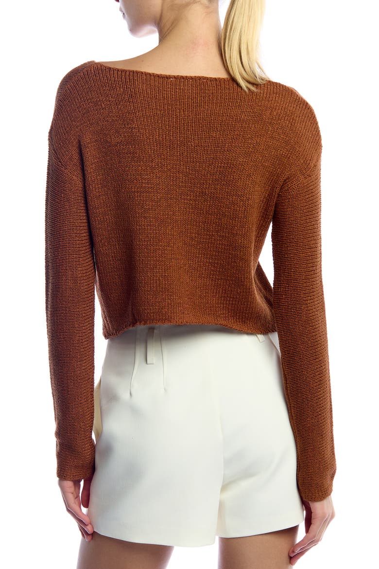 Sawyer Lightweight Sweater, Alternate, color, Terracotta