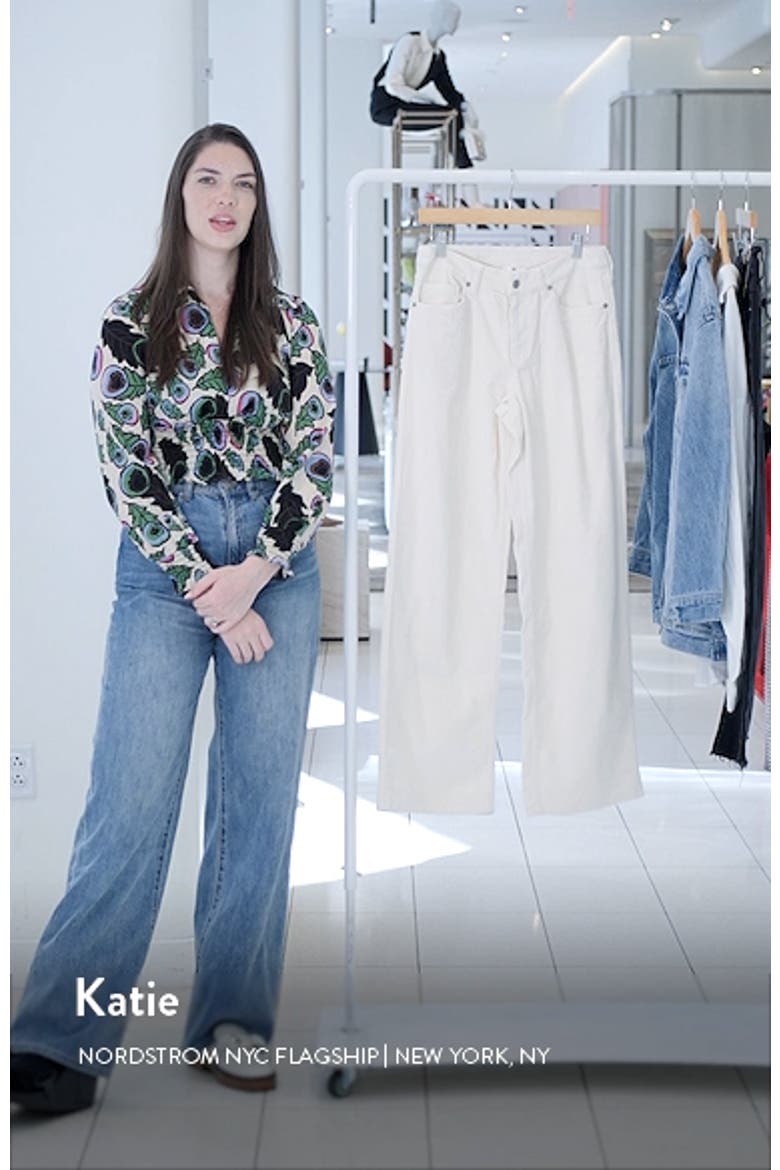 Corduroy Wide Leg Jeans video