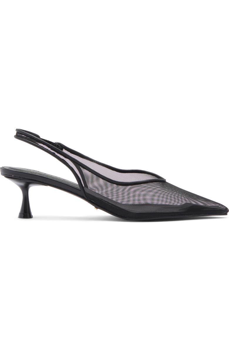 Billini Rose Slingback Pump, Alternate, color, Black Mesh