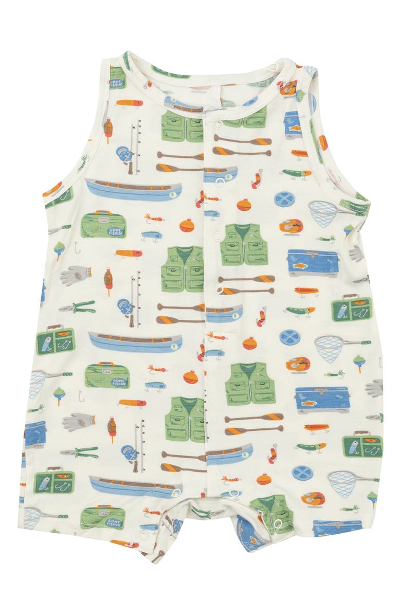 Angel Dear Fishing Tools Romper, Main, color, 