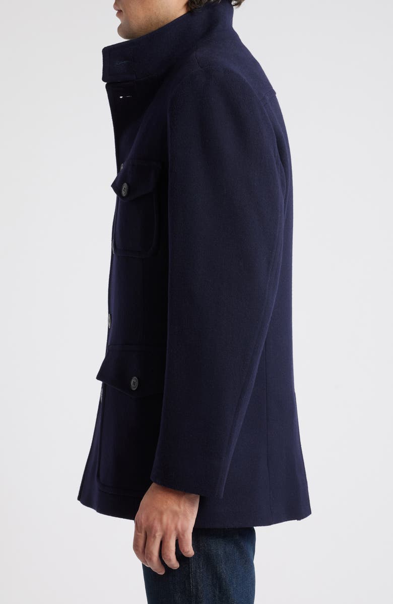 Fleurette Ernst Wool Field Jacket, Alternate, color, Midnight