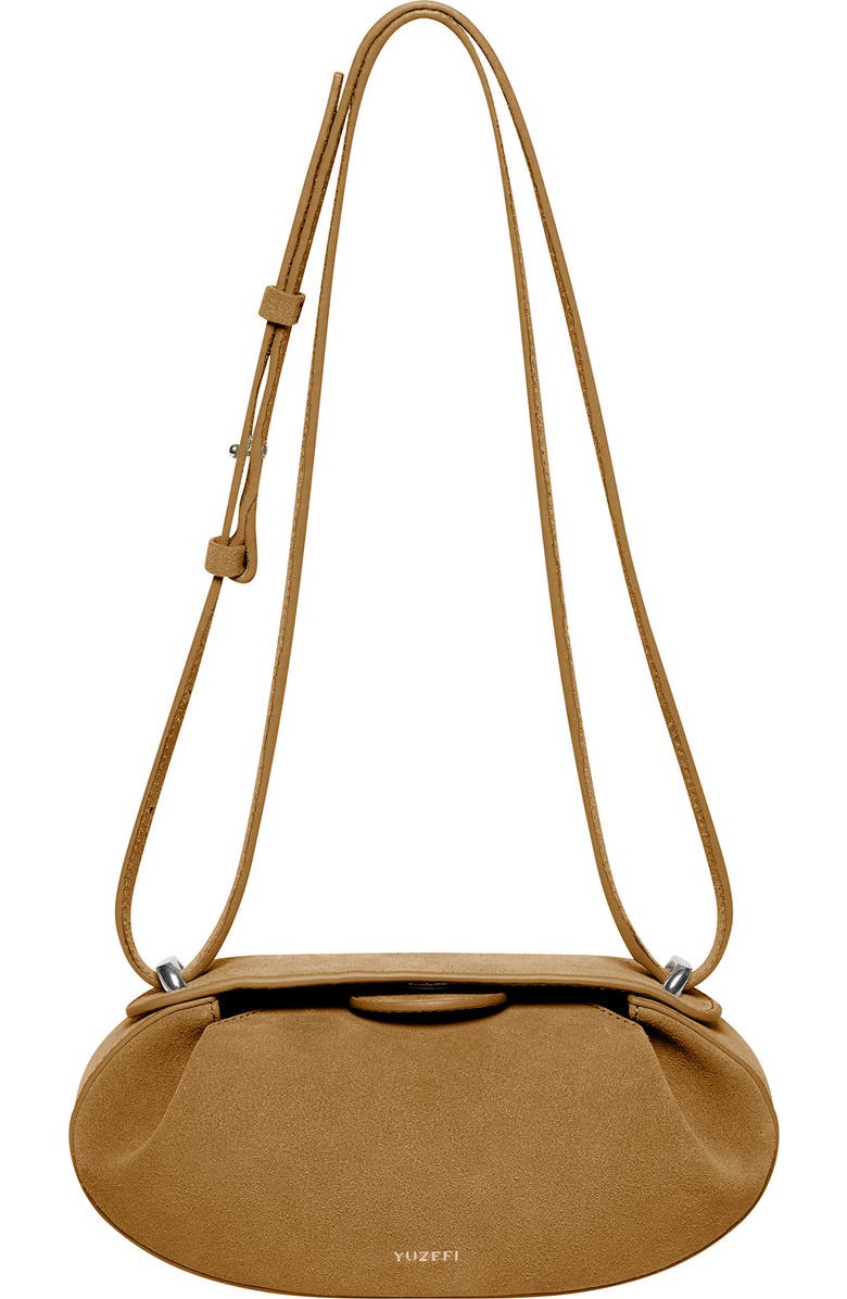 Yuzefi Dinner Roll Suede Bag, Main, color,