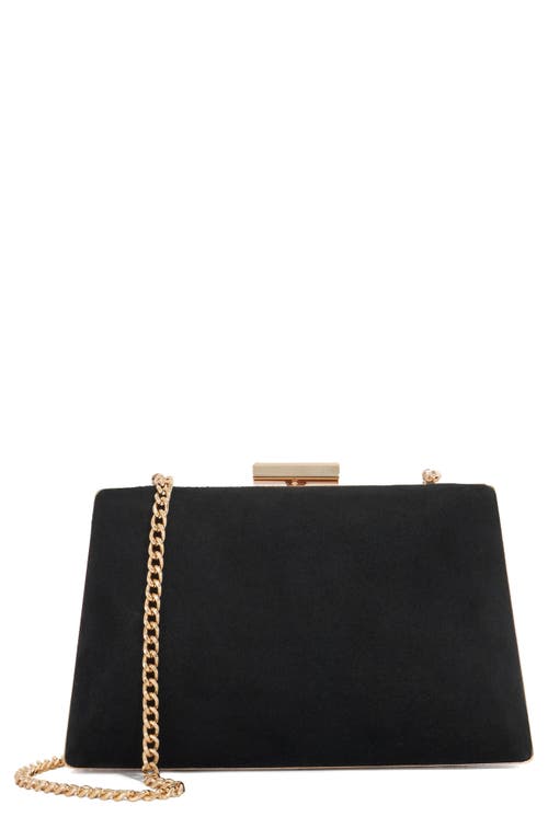 Dune London Bellaria Frame Clutch In Black