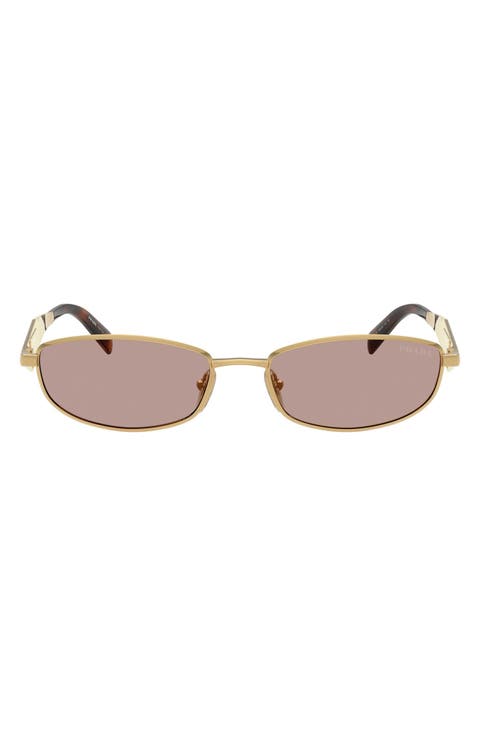 55mm Oval Sunglasses