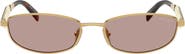 Prada 55mm Oval Sunglasses