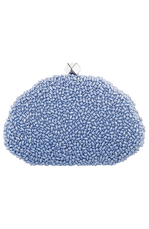 Shop Nina Hera Frame Clutch In Icy Blue
