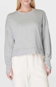 Sweaty Betty After Class Organic Cotton Blend Longline Sweatshirt