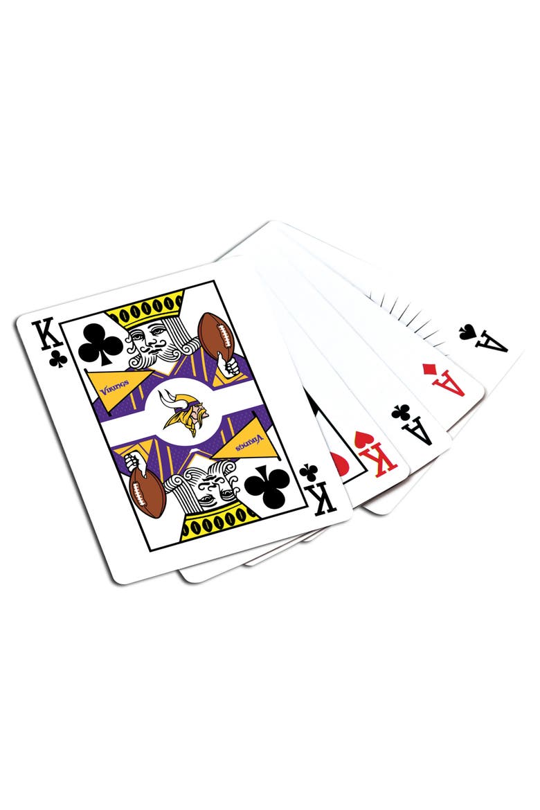 Minnesota Vikings 300 Piece Poker Set, Alternate, color, Multicolor