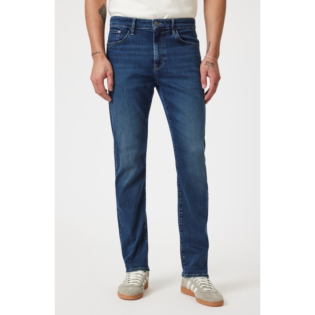 Mavi Jeans Zach Straight Leg Jeans In Deep Used Supermove