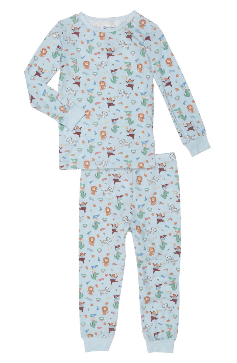 Magnetic Me Kids' I Like Big Punts Two-Piece Pajamas, Main, color, Ilike