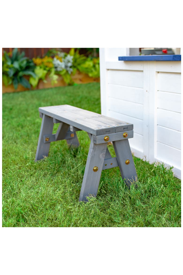 Rainbow Shade Wooden Playhouse, Alternate, color, WHITE