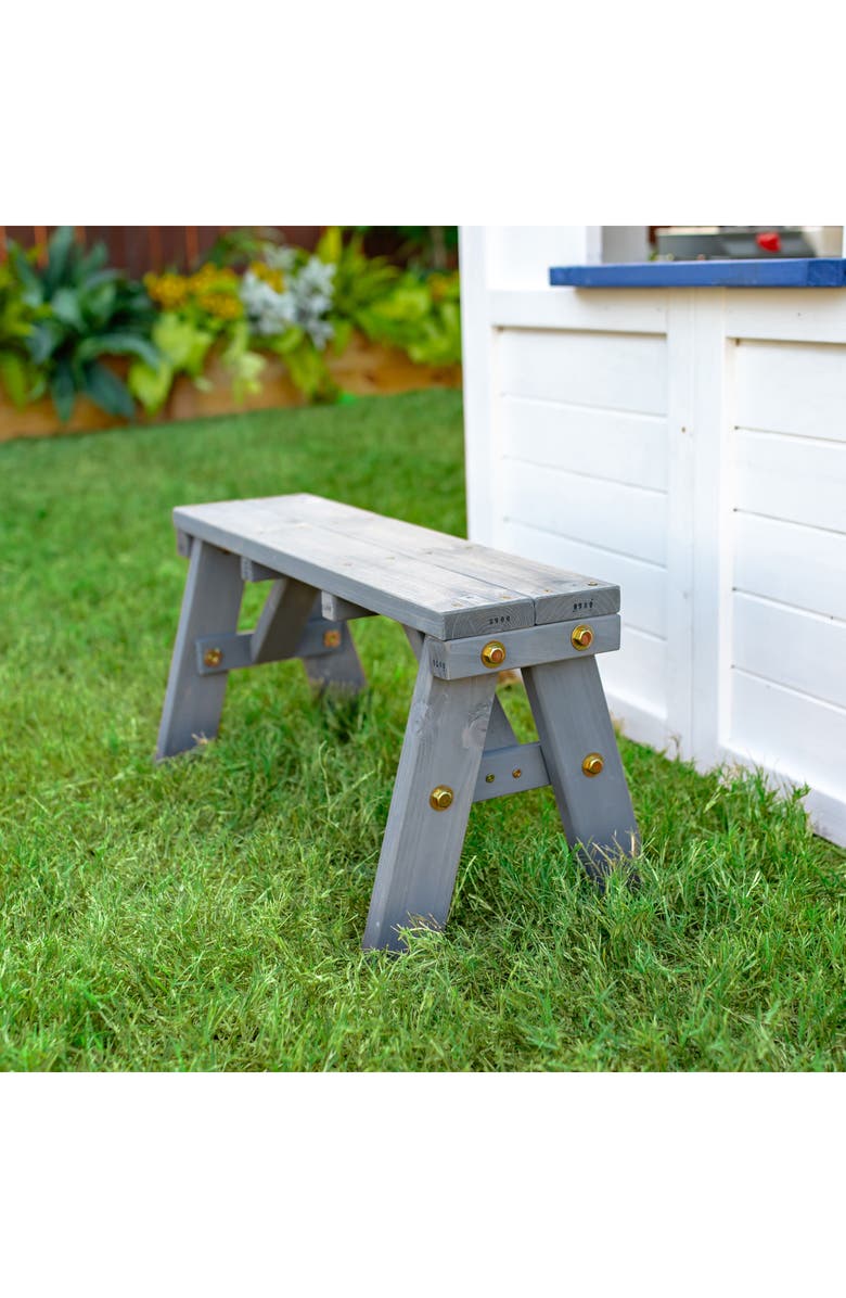 Teamson Kids Rainbow Shade Wooden Playhouse, Alternate, color, White