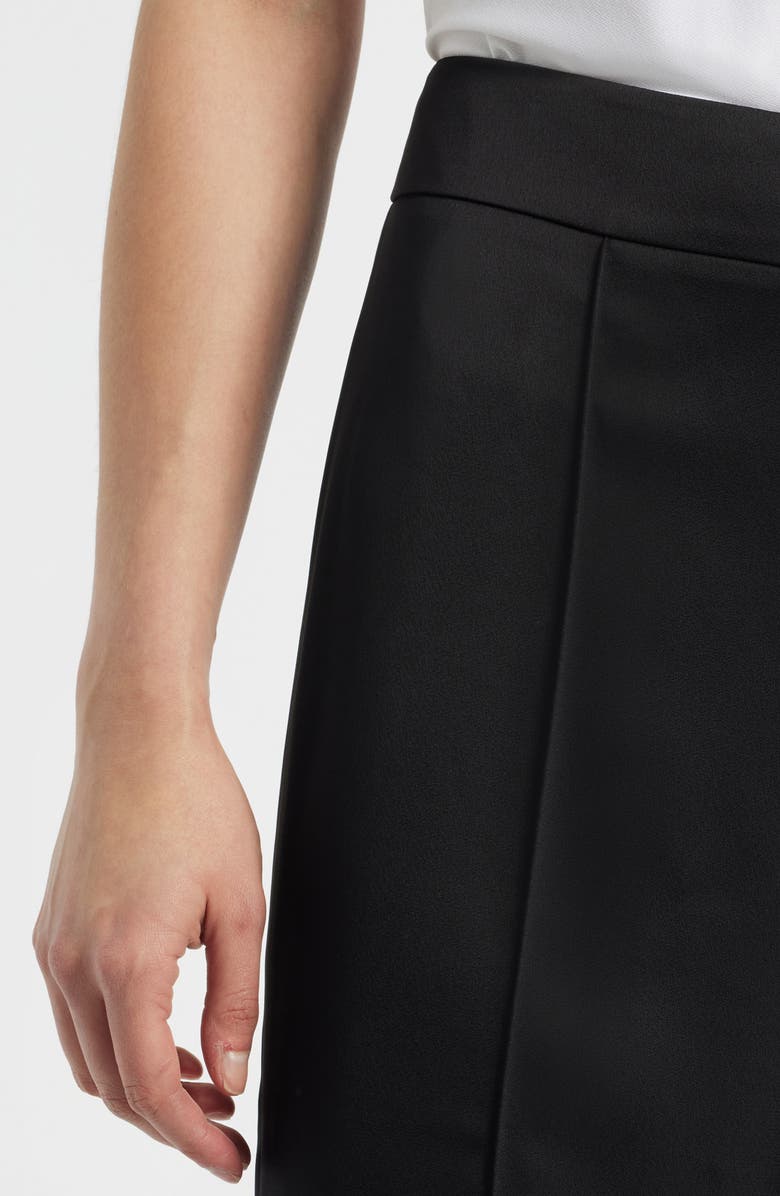 Elie Tahari The Gina Ankle Wide Leg Pants, Alternate, color, Noir