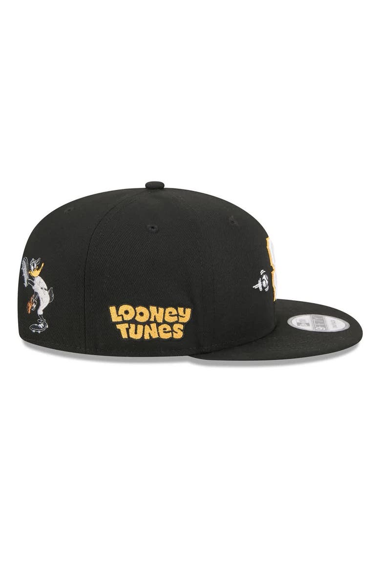Men's New Era Black San Francisco Giants Looney Tunes Daffy Duck 9FIFTY Snapback Hat, Alternate, color, Black