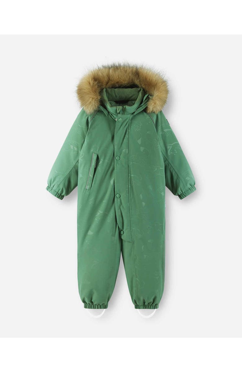 Reima Aapua Reimatec Waterproof Down Snowsuit, Main, color, Green Clay