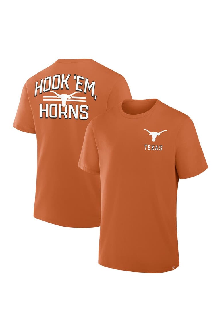 Men's Fanatics Texas Orange Texas Longhorns Quad Legacy T-Shirt, Main, color, Burnt Orange