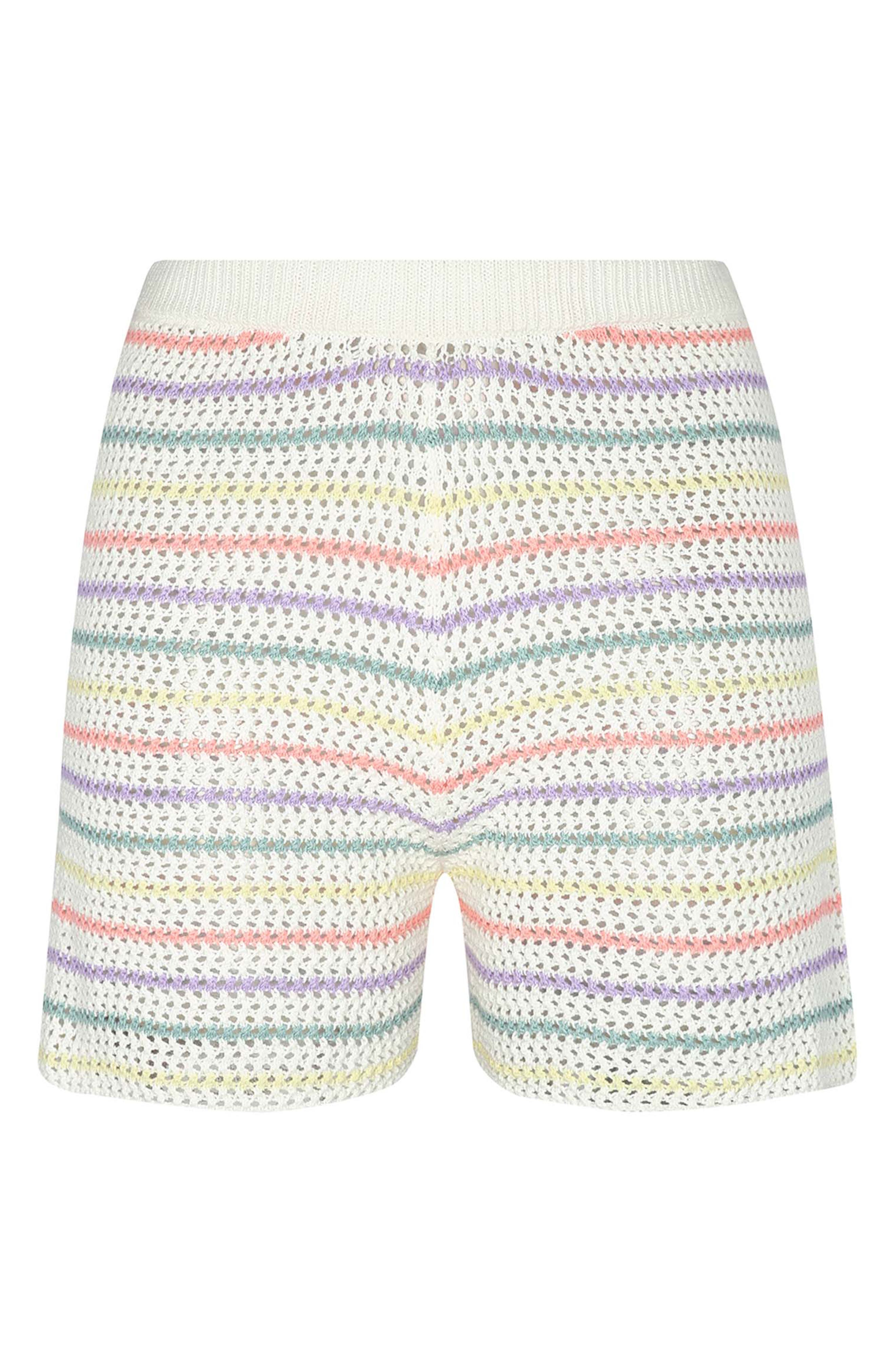 Maya Stripe Cover-Up Shorts - image 2