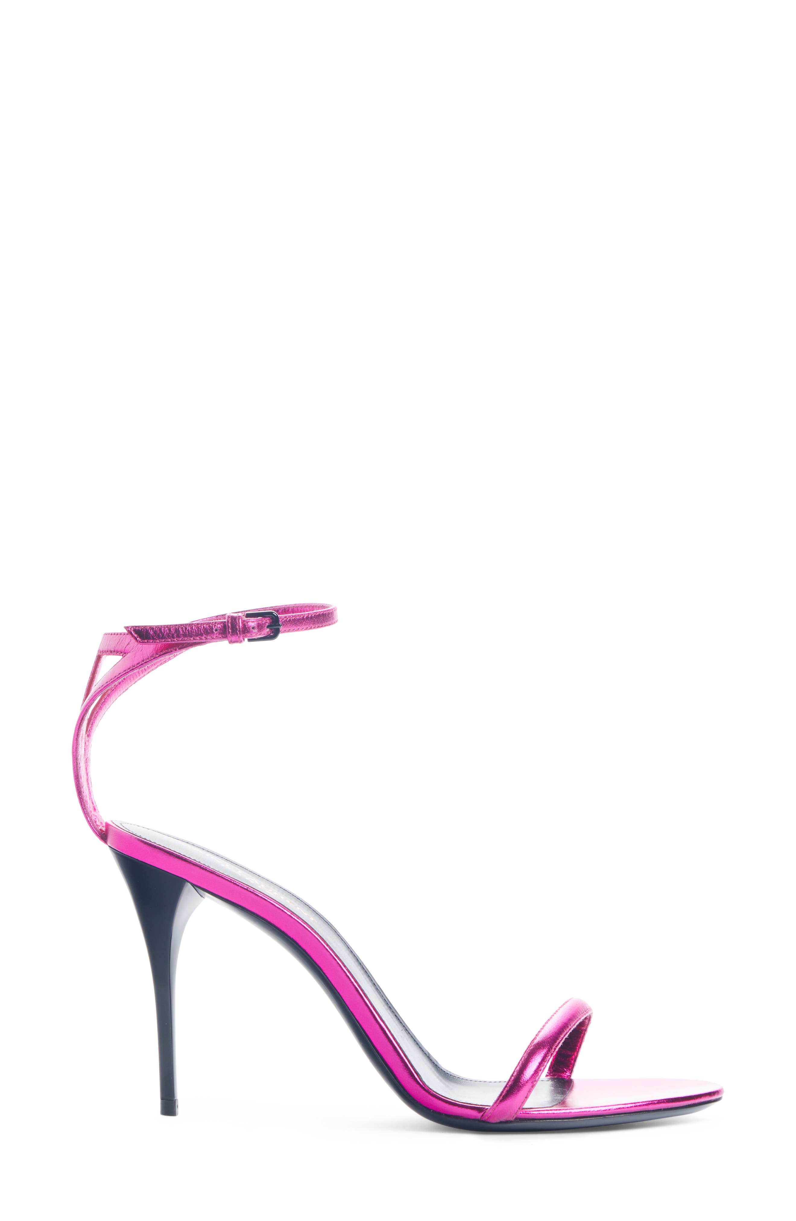 Saint Laurent Lexie Strappy Sandal, Alternate, color, 