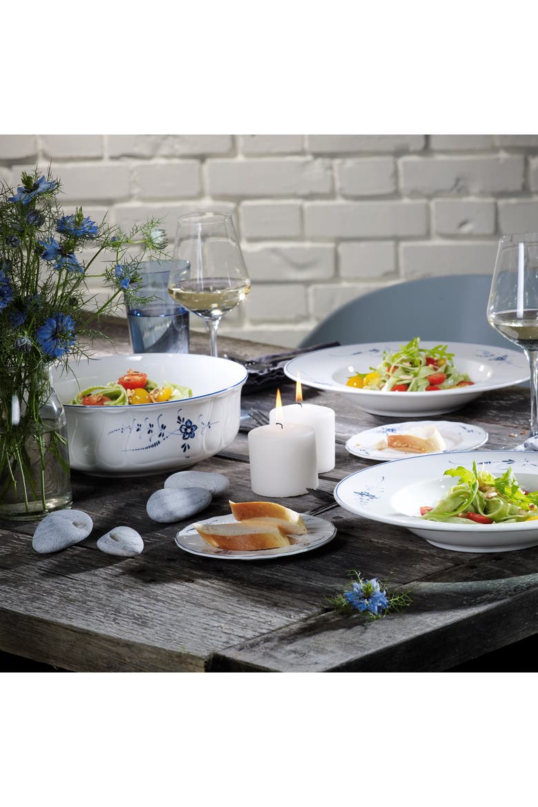 Vieux Luxembourg Round Vegetable Bowl, Alternate, color, White