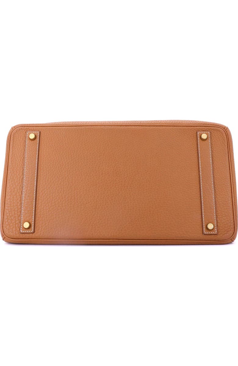 Pre-Owned Hermes Birkin Handbag Brown Fjord with Gold Hardware 40, Alternate, color,