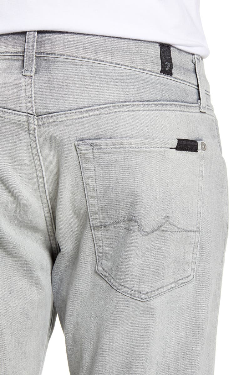 7 For All Mankind <sup>®</sup> The Straight Slim Straight Leg Jeans, Alternate, color, 
