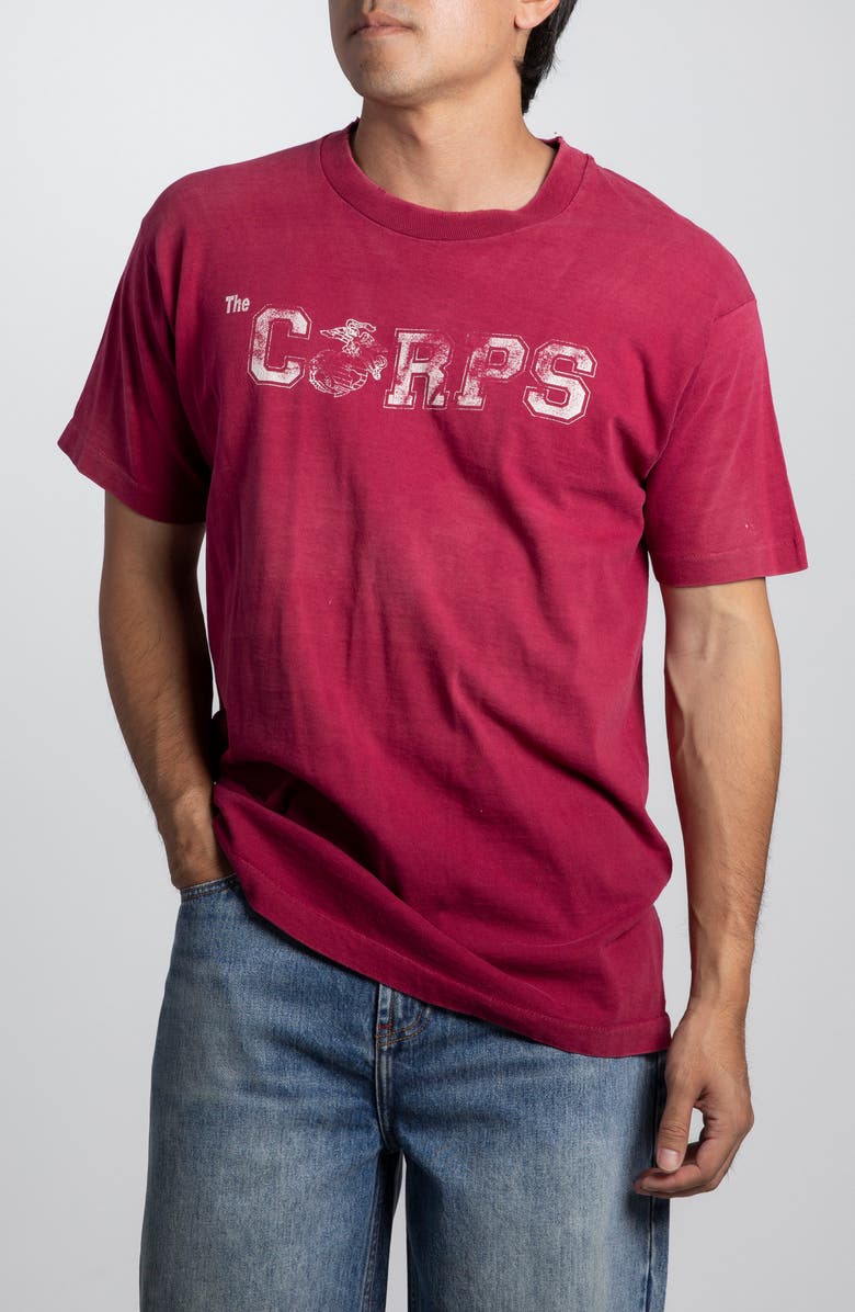 Elwood Vintage The Corps Tee, Main, color,