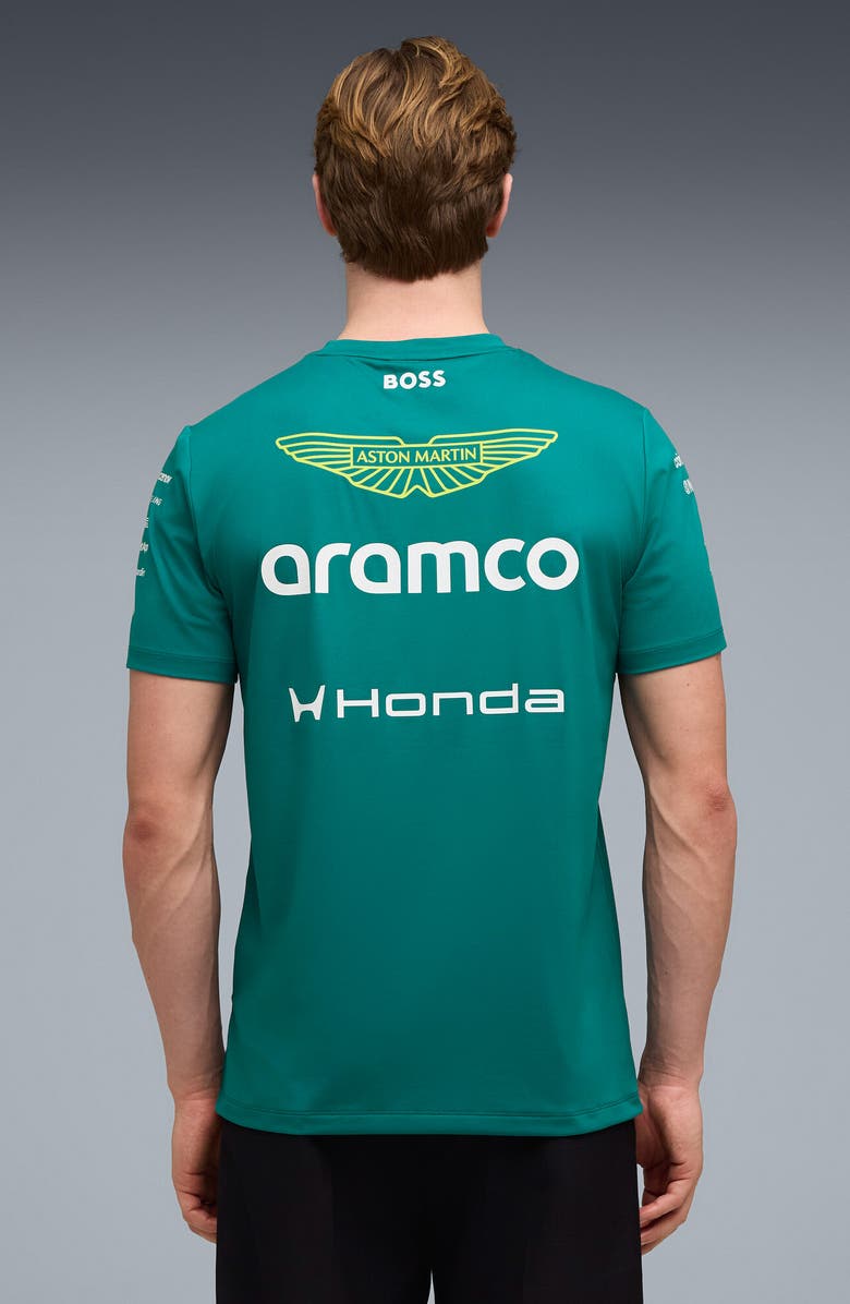 PUMA x AMF1 Replica Performance Graphic T-Shirt, Alternate, color, Green Lux