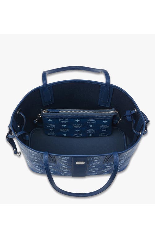 Mcm Small Liz Shopper In Blue