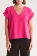 Bobeau Airflow V-Neck Top