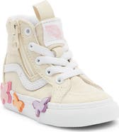 Vans Kids' Sk8-Hi Reissue Zip Butterfly High Top Sneaker