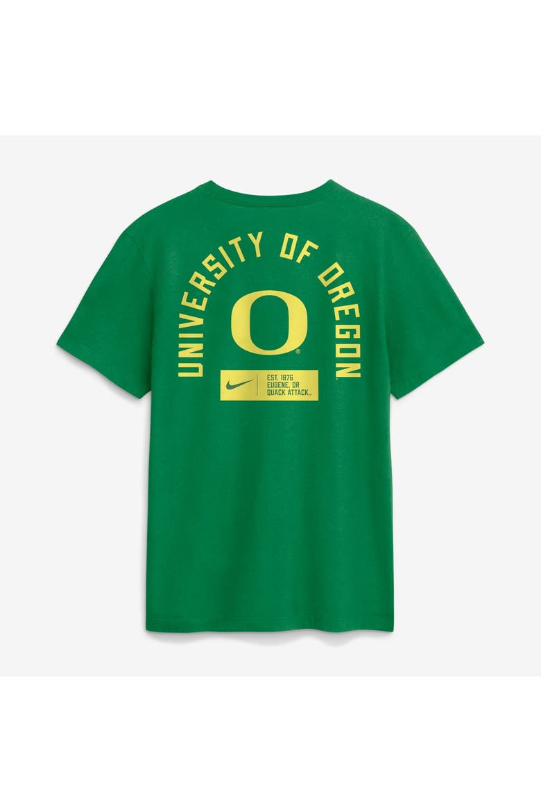 Men's Nike Green Oregon Ducks Primetime Crew T-Shirt, Alternate, color, Green