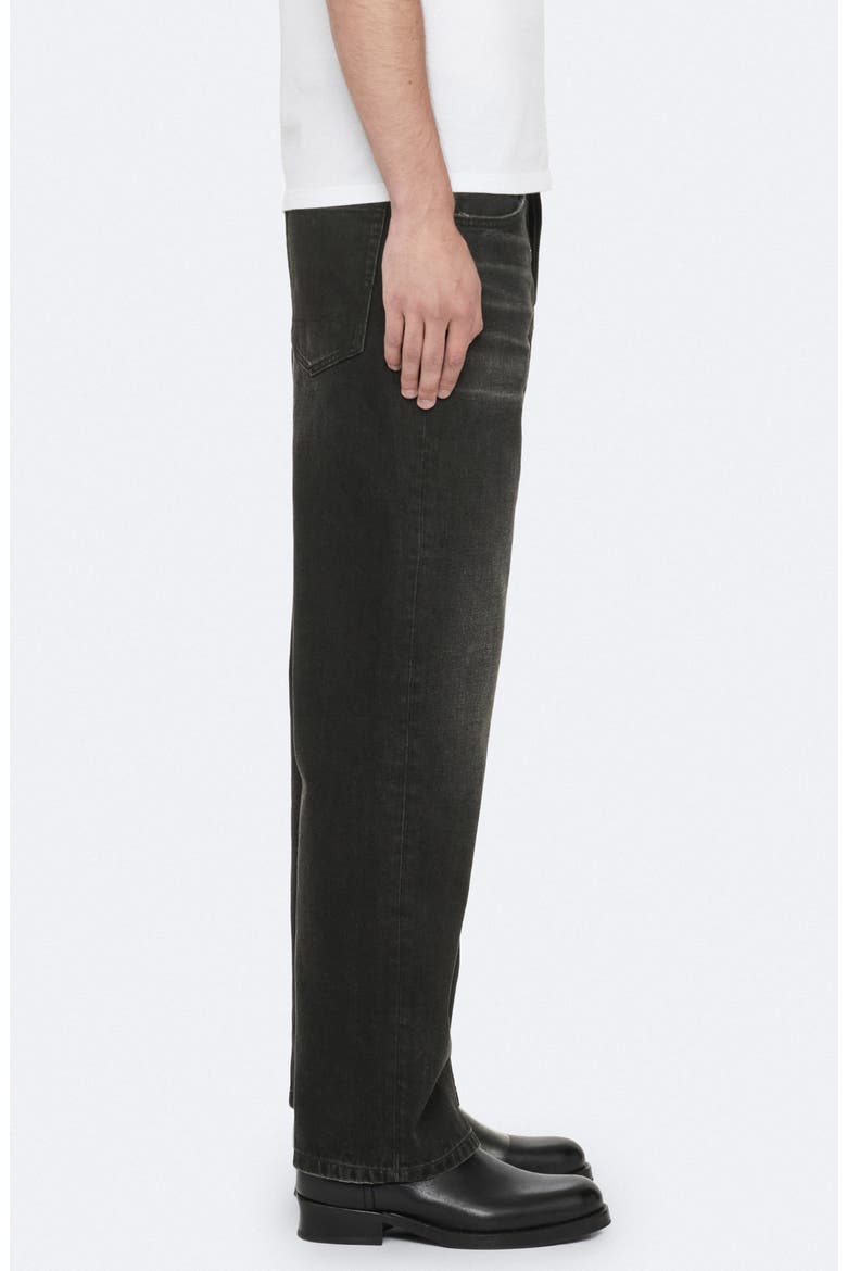 Loose Straight Leg Jeans, Alternate, color, WASHED GREY