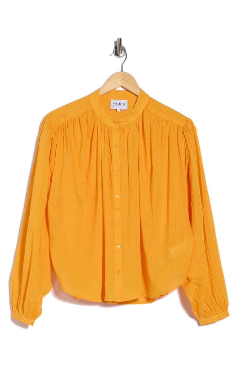 FRNCH Effie Woven Top, Main, color, Mangue