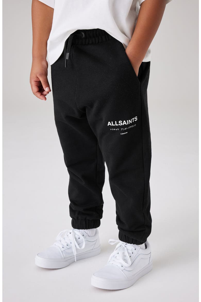 Kids' Underground Logo Joggers, Alternate, color, BLACK
