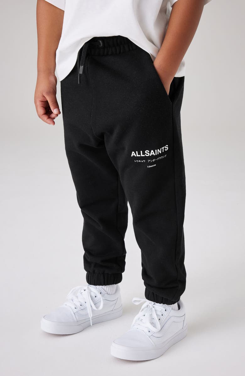 smALLSAINTS by ALLSAINTS Kids' Underground Logo Joggers, Alternate, color, 