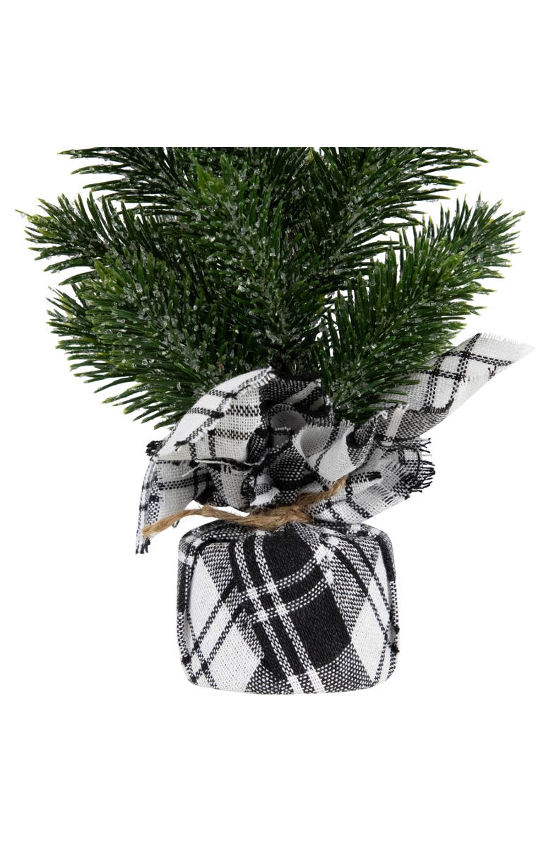 Northlight Mini Iced Pine Artificial Christmas Trees - 10" - Set of 3, Alternate, color, Green