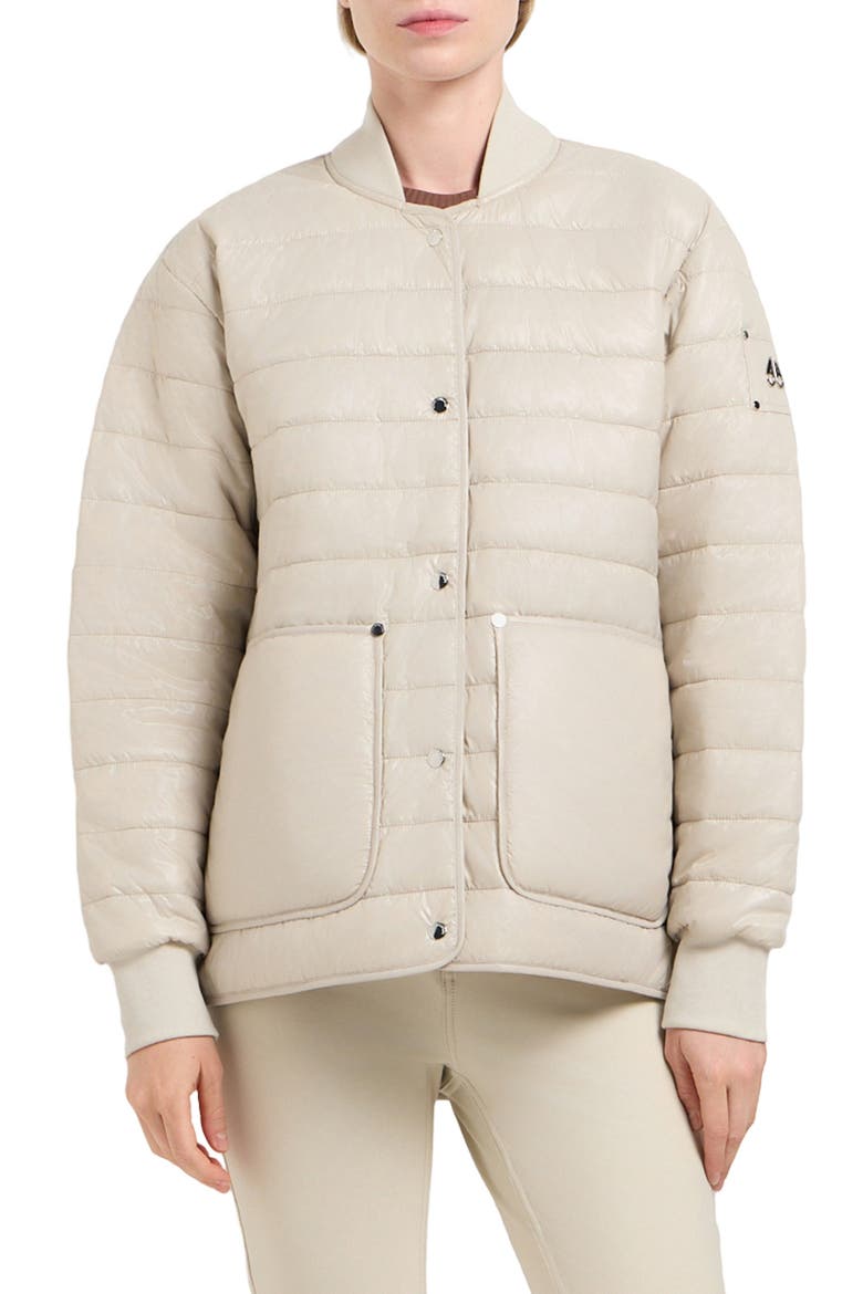 Eden Water Repellent Liner Jacket, Main, color, ALABASTER