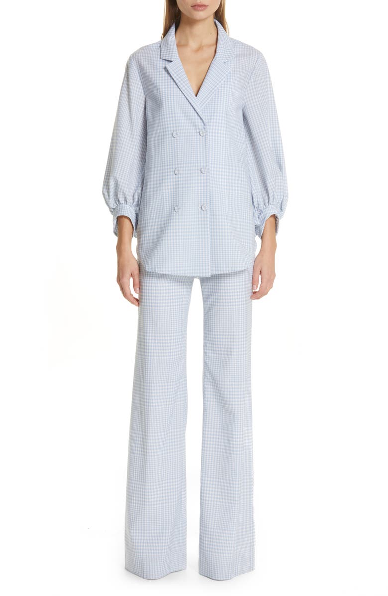 Lela Rose Maggie Tropical Wool Pants, Alternate, color,