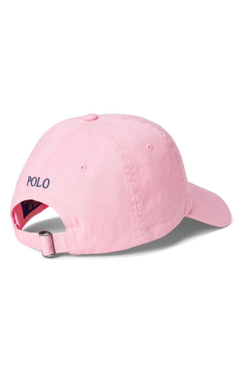 Polo Ralph Lauren Classic Sport Cotton Baseball Cap, Alternate, color, Carmel Pink