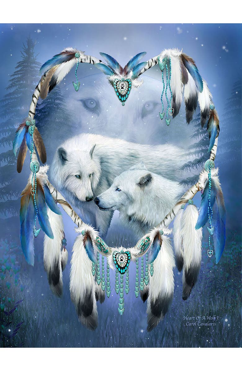 Sunsout Heart of a Wolf 1000 piece Jigsaw Puzzle for Adults, Alternate, color, Multicolor