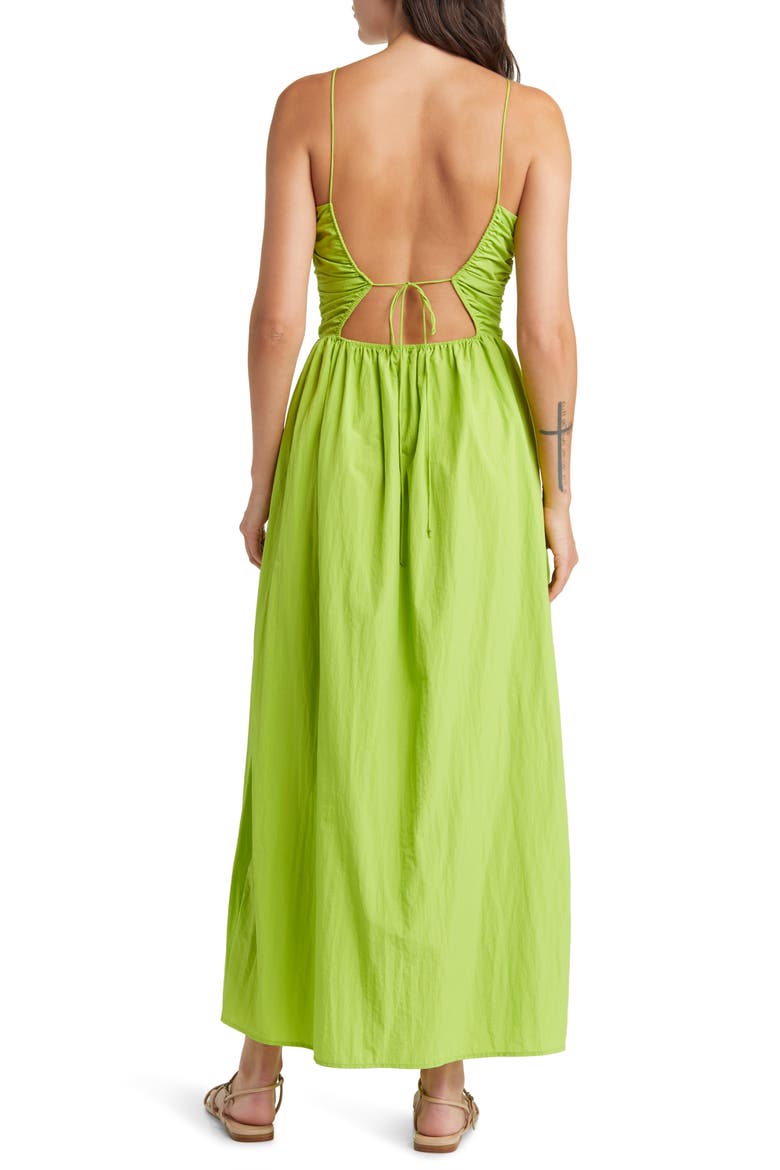 Silvia Maxi Dress, Alternate, color, BANANA LEAF