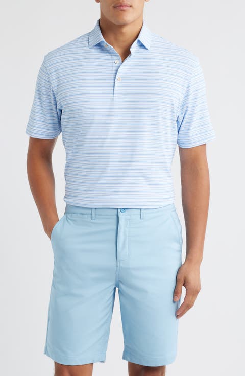Atrium Stripe Performance Jersey Polo